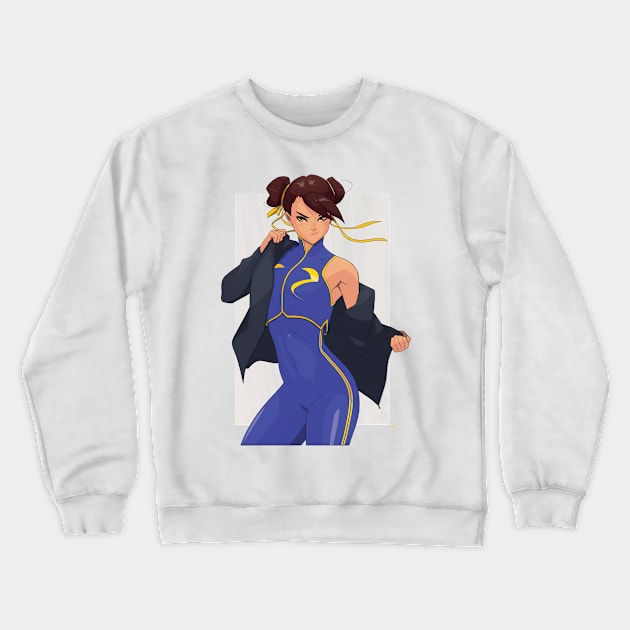 Chun Li Crewneck Sweatshirt by MRO16